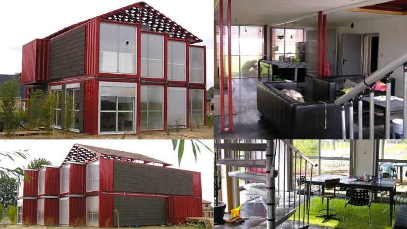 Illustration for article titled The greatest homes made from shipping containers around the world